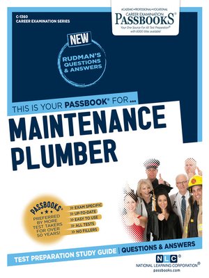 cover image of Maintenance Plumber